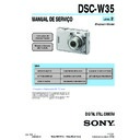 Sony DSC-W35 (serv.man14) Service Manual