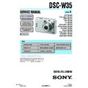 dsc-w35 (serv.man2) service manual