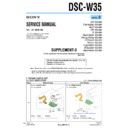 Sony DSC-W35 (serv.man9) Service Manual
