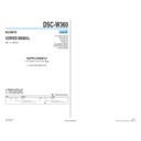 Sony DSC-W360 (serv.man3) Service Manual