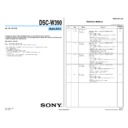 Sony DSC-W390 (serv.man3) Service Manual