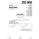 Sony DSC-W50 (serv.man11) Service Manual