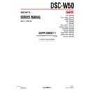 Sony DSC-W50 (serv.man5) Service Manual