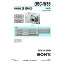 Sony DSC-W55 (serv.man14) Service Manual