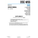 Sony DSC-W55 (serv.man9) Service Manual