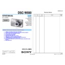 Sony DSC-W690 (serv.man2) Service Manual