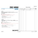 Sony DSC-W690 (serv.man3) Service Manual
