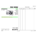 Sony DSC-W690 Service Manual