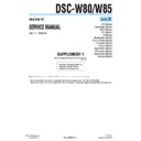 dsc-w80, dsc-w85 (serv.man5) service manual