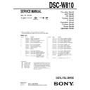 dsc-w810 service manual