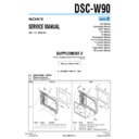 Sony DSC-W90 (serv.man10) Service Manual