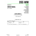 Sony DSC-W90 (serv.man11) Service Manual