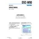 Sony DSC-W90 (serv.man6) Service Manual