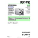 dsc-w90 service manual