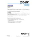 Sony DSC-WX1 (serv.man4) Service Manual