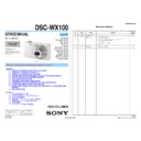 Sony DSC-WX100 (serv.man2) Service Manual