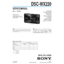 dsc-wx220 service manual
