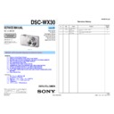 Sony DSC-WX30 (serv.man2) Service Manual