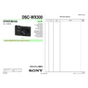 Sony DSC-WX300 Service Manual