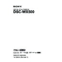 dsc-wx500 service manual