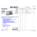 Sony DSC-WX70 (serv.man2) Service Manual