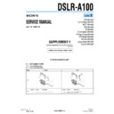dslr-a100 service manual