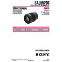 Sony DSLR-A300X, DSLR-A350X, SAL55200 (serv.man2) Service Manual