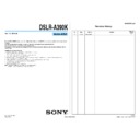 Sony DSLR-A390K Service Manual