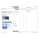 Sony DSLR-A580, DSLR-A580J, DSLR-A580L, DSLR-A580Y Service Manual