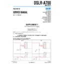 Sony DSLR-A700 (serv.man3) Service Manual