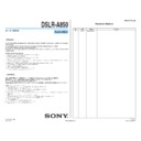 Sony DSLR-A850 (serv.man2) Service Manual