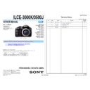 Sony ILCE-3000K, ILCE-3500J (serv.man2) Service Manual