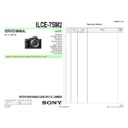 Sony ILCE-7SM2 Service Manual