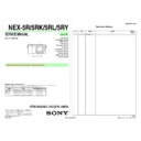 Sony NEX-5R, NEX-5RK, NEX-5RL, NEX-5RY Service Manual