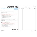 Sony NEX-5T, NEX-5TL, NEX-5TY (serv.man3) Service Manual