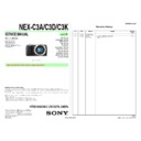 Sony NEX-C3A, NEX-C3D, NEX-C3K Service Manual