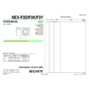 Sony NEX-F3 Service Manual