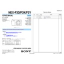 Sony NEX-F3D, NEX-F3K, NEX-F3Y Service Manual