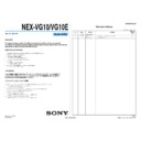 Sony NEX-VG10, NEX-VG10E (serv.man3) Service Manual