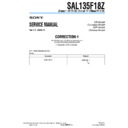 Sony SAL135F18Z (serv.man4) Service Manual