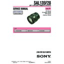 Sony SAL135F28 (serv.man2) Service Manual