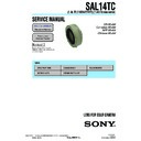 Sony SAL14TC Service Manual