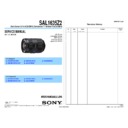 Sony SAL1635Z2 Service Manual
