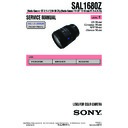 Sony SAL1680Z (serv.man2) Service Manual