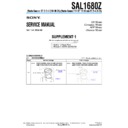 Sony SAL1680Z (serv.man3) Service Manual
