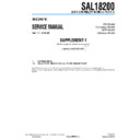 Sony SAL18200 (serv.man2) Service Manual