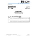 Sony SAL18200 (serv.man4) Service Manual