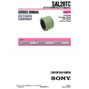 Sony SAL20TC (serv.man2) Service Manual