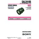 Sony SAL24105 (serv.man2) Service Manual