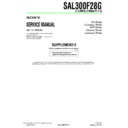 Sony SAL300F28G (serv.man4) Service Manual